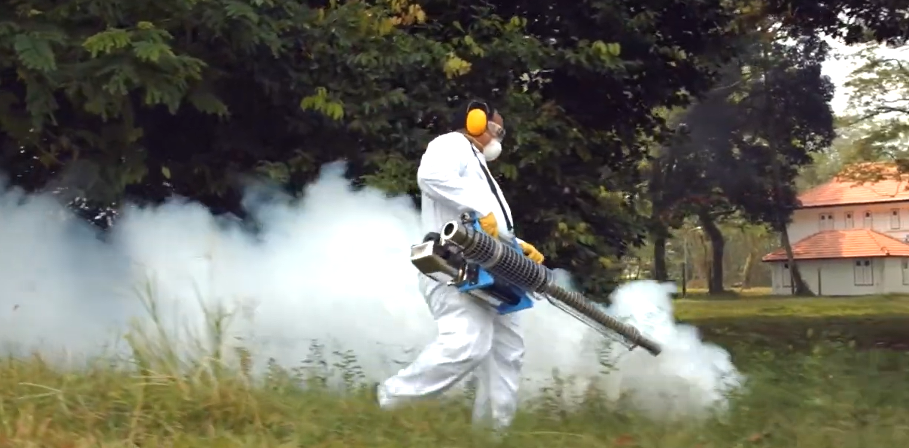 Fogger termic in actiune